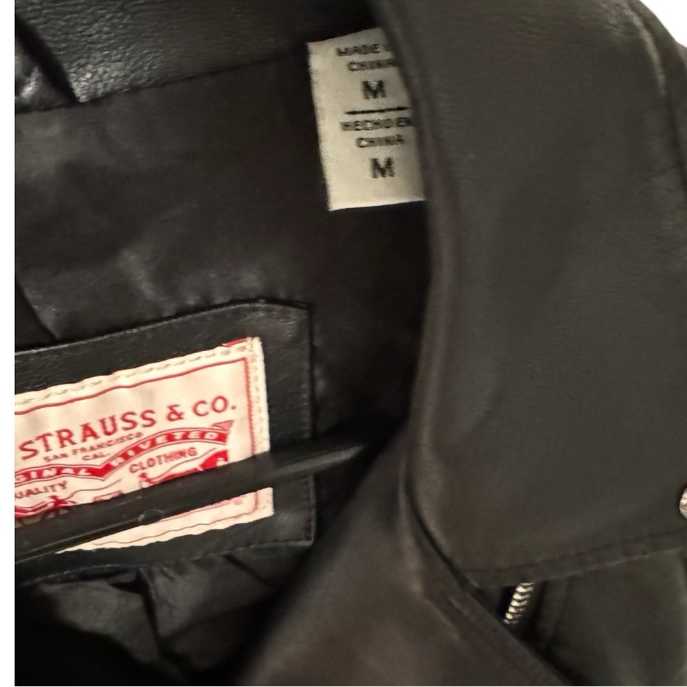 Levi’s Black Moto Jacket • Women’s Size M • New Without Tags • Zip Front - Picture 7 of 14